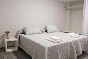Postel nebo postele na pokoji v ubytování Apartamentos Credencial