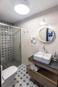 Koupelna v ubytování Apartamentos El Patio Plaza Mayor Cáceres