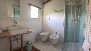 Koupelna v ubytování B&B BAGOLARI