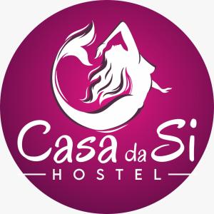 a logo for a casa de casa del hospital at Casa da Si Hostel in Ubatuba