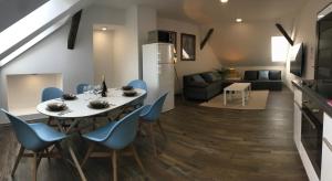 Dapur atau dapur kecil di Apartmán 3KK 80 m2 s vířivkou a saunou