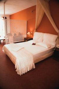 Posteľ alebo postele v izbe v ubytovaní Villa Olympia