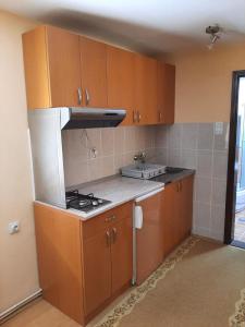 Kuchyň nebo kuchyňský kout v ubytování Apartment MK