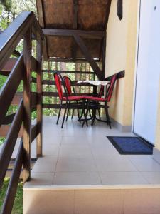 Balkón nebo terasa v ubytování Apartment MK