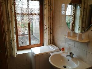 Koupelna v ubytování Ferienwohnung an der Elbe