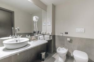 Koupelna v ubytování Hotel Continental