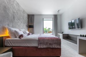 Postel nebo postele na pokoji v ubytování Luxury rooms il Ponte Trogir