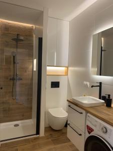 Kúpeľňa v ubytovaní Apartament Słoneczna Zatoka