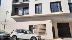 Budynek, w którym mieści się apartament