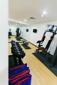Fitnes oz. oprema za telovadbo v nastanitvi Quest Suva