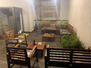 Posezení v ubytování La Terrazza di Parthenope