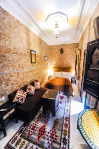 Istumisnurk majutusasutuses Riad Errabii & Spa