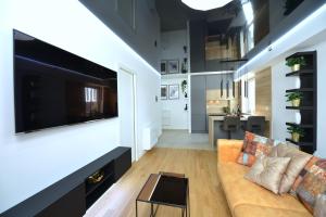 Istumisnurk majutusasutuses Exclusive Residence Apartment