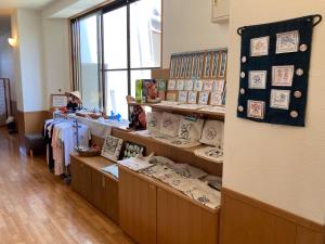 a store with displays of items on display at Joya in Ishigaki Island