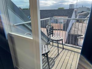 Rõdu või terrass majutusasutuses Herning City Hotel