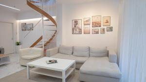 Posezení v ubytování Luxury Apt 115m2