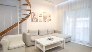 Posezení v ubytování Luxury Apt 115m2