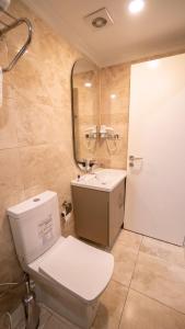 Koupelna v ubytování DYMAR HOTEL