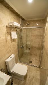 Koupelna v ubytování DYMAR HOTEL