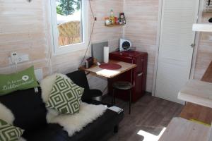 Posezení v ubytování tinyhouse-dangast 1