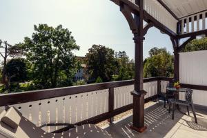 Balkón alebo terasa v ubytovaní APLEND Villa Dr Szontagh Est 1876
