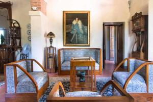 Posedenie v ubytovaní Villa privata con piscina firenze chianti