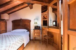 Posteľ alebo postele v izbe v ubytovaní Villa privata con piscina firenze chianti