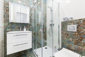 Kúpeľňa v ubytovaní Apartamenty Świętojańskie Gdynia