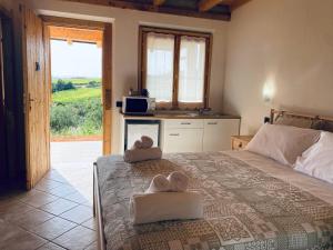 Posteľ alebo postele v izbe v ubytovaní Agriturismo La Perlara - Adults Only