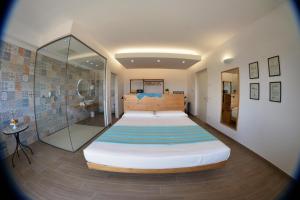 Postel nebo postele na pokoji v ubytování Dimora EFFE - Eco B&B