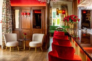 Khu vực ghế ngồi tại Der Knappenhof - Hotel & Restaurant