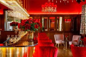 Khu vực ghế ngồi tại Der Knappenhof - Hotel & Restaurant