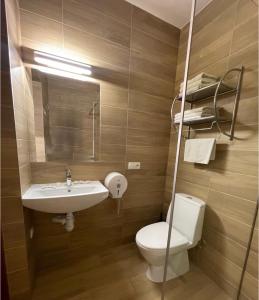 Kúpeľňa v ubytovaní Hotel Zorepad