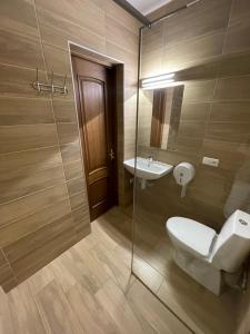 Kúpeľňa v ubytovaní Hotel Zorepad
