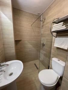 Kúpeľňa v ubytovaní Hotel Zorepad
