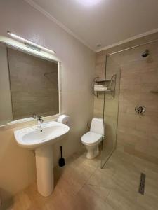 Kúpeľňa v ubytovaní Hotel Zorepad