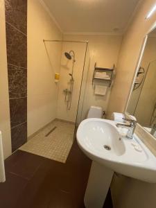 Kúpeľňa v ubytovaní Hotel Zorepad