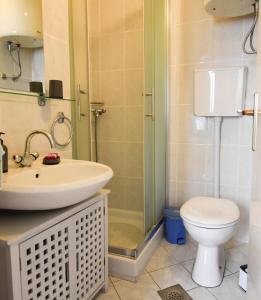 Koupelna v ubytování Apartment Murva
