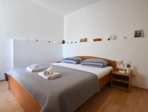 Postel nebo postele na pokoji v ubytování Apartment Murva