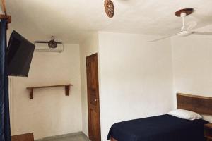 TV a/nebo společenská místnost v ubytování Hotel Xa´an Bacalar