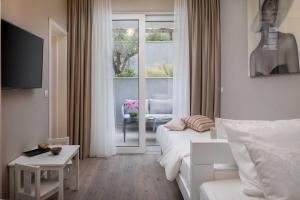 Posteľ alebo postele v izbe v ubytovaní Villa Buddha Bay