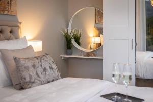 Posteľ alebo postele v izbe v ubytovaní Villa Buddha Bay
