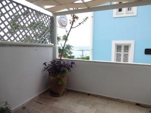 Balkón nebo terasa v ubytování Remezzo Hotel & Studios