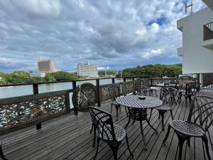 Balkón nebo terasa v ubytování Marina Hotel Kaikuu