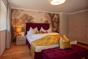 Łóżko lub łóżka w pokoju w obiekcie Landhotel Wachau - Hotel Garni
