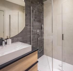 Koupelna v ubytování Luxury rooms Unicus I, II, IV