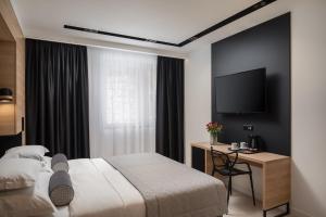 Postel nebo postele na pokoji v ubytování Luxury rooms Unicus I, II, IV