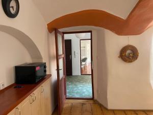 TV i/ili multimedijalni sistem u objektu Apartmany u Synagogy