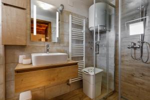 Et badeværelse på Rustic apartment EVELIN + 22 billeder