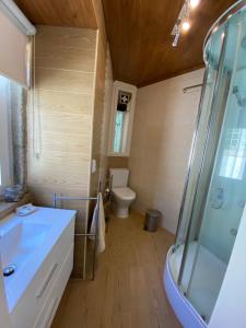 Koupelna v ubytování Casa do Pelourinho + 57 fotografií